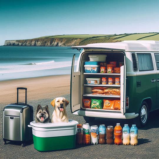 Como Armazenar Alimentos Congelados e Frescos para Cães em Motorhomes Eco-friendly nas Praias do Nordeste