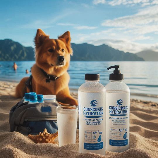 Hidratação Consciente: Água Filtrada e Eletrolítica para Cães Viajantes em Praias de Alta Temperatura