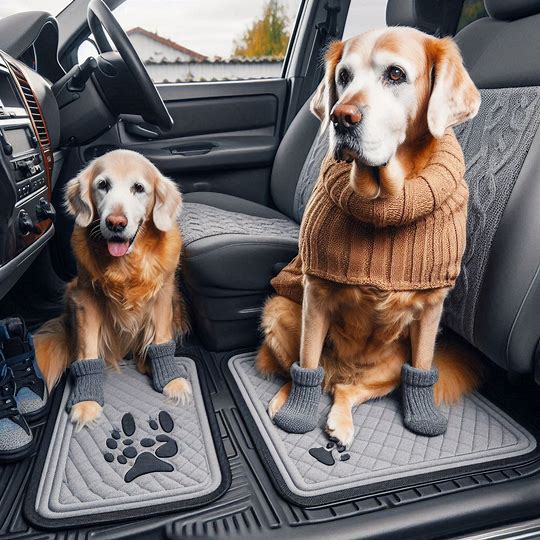Dicas de Tapetes Antiderrapantes para Carros e Barcos em Viagens com Cães Seniores no Nordeste