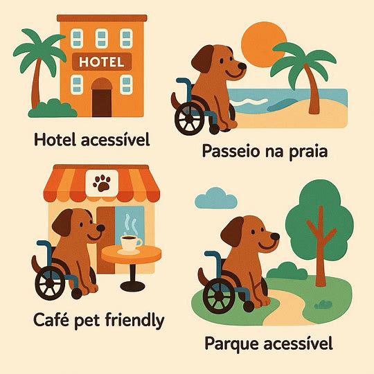 Roteiro de Viagem para Cães com Deficiência Motora
